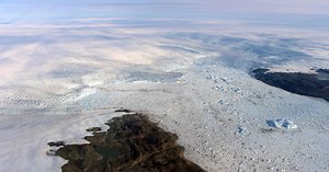 Melting Greenland glacier is growing again