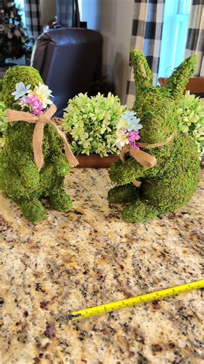 Creating Beautiful Moss Rabbit Decorations for Easter