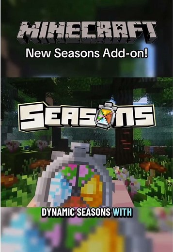 ¡Nuevas estaciones en Minecraft con este add-on!