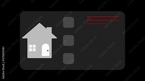 Real estate management, tA user managing real estate tasks accessing digital checklists and tools for streamline housing evaluations, investment planning, and transaction processes. Stock Video