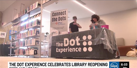 Connect the Dots celebrates reopening of Portland Public Library