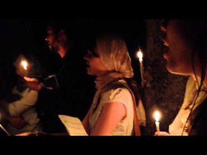 AGNI PARTHENE - O Virgin Pure Immaculate - sung in Jerusalem in the tomb of Hagai and Maleachi