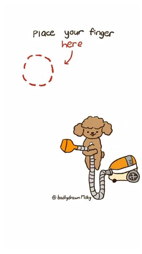 badly drawn Milky •.• on Instagram: "Place your finger here! . . . . . . . . #Procreate #DogAnimation #DogVoiceArt #ViralDogs #ProcreateArt #ArtisticDoggo #BadlyDrawn #DogsOfInstagram #TrendingNow #FunnyDogVideos #InstaArt #ViralArt #badlydrawnmilky #dog #art #illustratuon #animation #funny #cute #meme"