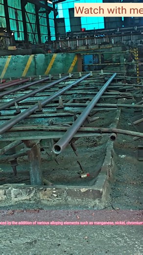 Watch some of the stages of manufacturing metal pipes #reels | Watch with me