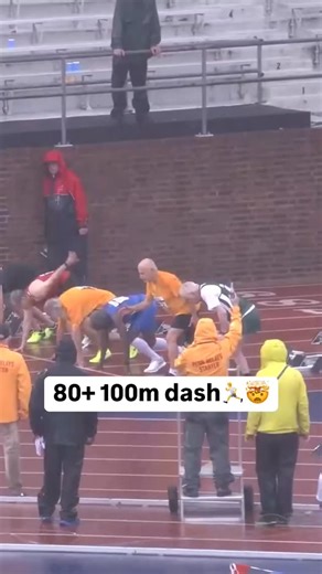 78K views · 85 reactions | The 80+ 100m dash is crazy (: X/ON_Running) | TSN | Facebook