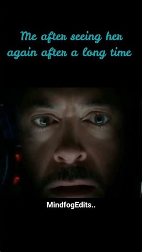 Me after seeing HER after a long time.. #crush #tonystark