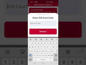 GiftMe Merchant Demo: Virtual Gift Card Redemption on Mobile App
