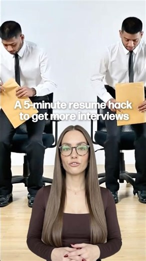 5-minute resume hack#career #resume #jobs