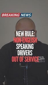 217K views · 7.2K reactions | CVSA just voted to place truck drivers out of service for English proficiency violations, starting June 25. This emergency move follows President Trump’s executive order and reverses a decade-old policy, meaning drivers who can’t speak and read English may be sidelined. Experts warn this could significantly reduce trucking capacity across the country. #trucking #Truckdriver #TruckingIndustry #Trump | Safety Compliance & Training LLC | Facebook