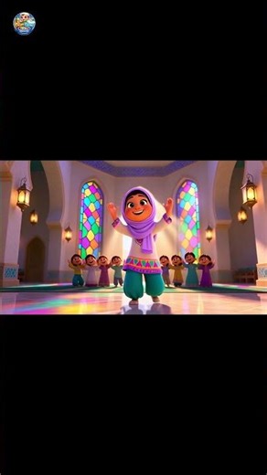 Mosque with Shining | Muslim Version Nursery Rhyme for Kids