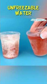 Why Salt Water Doesn’t Freeze: Easy Science Experiment for Kids #experiment #toddleractivities