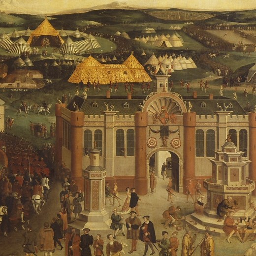 Step inside the Field of Cloth of Gold and explore this astonishingly grand festival up close. In 1520, Henry VIII met François I of France for 18 days of jousting, wrestling, masquerades and feasts, designed to improve relations between the two countries. This year, we’re celebrating the 500th anniversary of the Field of Cloth of Gold with our exhibition ‘Gold and Glory: Henry VIII and the French King’ at Hampton Court Palace from 10 April – 31 August. Find out more and book now: bit.ly/GoldAnd