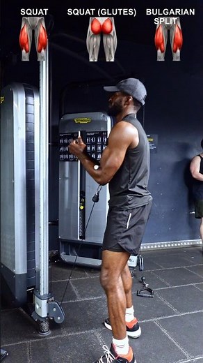 Zercher Cable Squats Hit Different #shorts #gymtips #fitness
