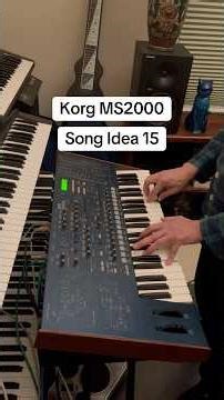 Korg MS2000 Song Idea 15 VINTAGE SYNTH SOUNDS and MUSIC #arms #chill #relax #trance #piano