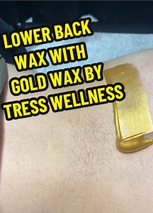 LOWER BACK WAX! Check comment section for more details on getting wax. #foryoupage #gold #wax #waxing #lowerback #satisfyingvideos #fyp #reelsviralfb #esthetician #estheticianlife | Waxing Queen