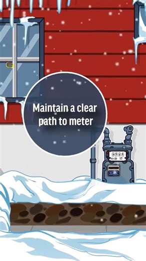 Southwest Gas Corporation on Instagram: "❄️Protect the gas meter! The best way to protect a meter is to install a structurally engineered shelter above the natural gas meter to prevent snow and ice accumulation. Find out more information on how to build a snow shelter or for a contractor referral by clicking the link in our bio."