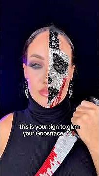 Scream-Inspired Halloween Makeup 💄 | Ghostface Reveal + Tutorial