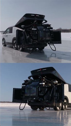 Flying Car Docking Mechanism Test on Ice