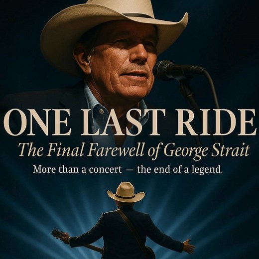 The news swept across the nation like a wave — “ONE LAST RIDE.” George Strait has officially said goodbye. ▶️ See the time and register to join the program: https://musicindustrybuzz.site/one-last-ride-george-strait-says-goodbye-to-the-stage-and-to-an-era/ After decades of timeless hits, the legend is returning to the stage for a final performance. Fans say it already feels like the end of something far greater than a tour — the closing chapter of an artist who gave everything to his craft and h