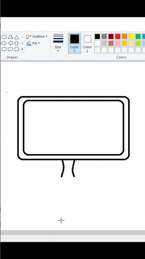 How to paint computer monitor | paint in computer| art #drawing #art #easydrawing