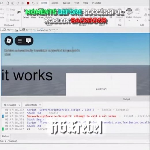 This Roblox backdoor script scans all remotes 💀🕹️ #roblox #robloxhacks #robloxbackdoor #shorts