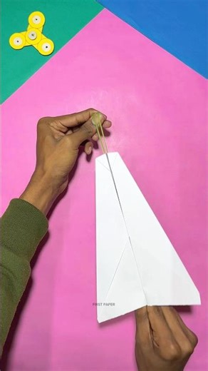 Paper airplane launcher (TUTORIAL) #shorts #youtubeshorts