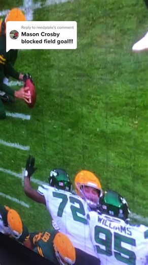 New York Jets Block Field Goal - Green Bay Packers vs. New York Jets