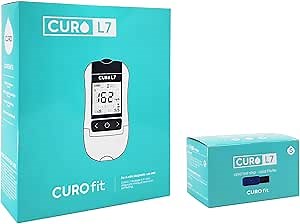 Portable Cholesterol Testing Kit –Easy at-Home Use-Instant 6-in-1 Lipid Panel Results in Minutes- Total, HDL, LDL, Triglycerides