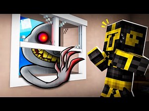 SI VES AL HOMBRE DE LA VENTANA ESCAPA EN MINECRAFT 😱