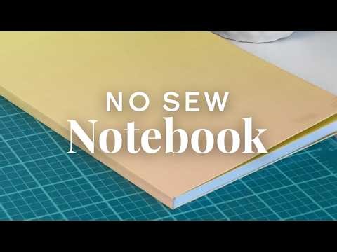 MAKE THIS SIMPLE NOTEBOOK AT HOME | Perfect Binding