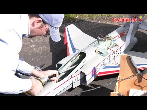 RETRO GLOW IC Ducted Fan JET | Yellow Aircraft F-4 Phantom | OS91 DF engine | Dynamax fan