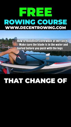 Bow wave and stern wave in rowing #rowing #sculling