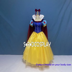 Princess Snow White Dress Cosplay Costume Snow White Dress Woman Custom Made Size - Etsy