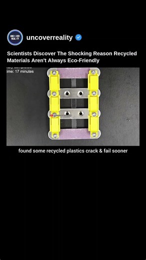 Scientists Discover The Shocking Reason Recycled Plastic Aren't Always Eco-friendly #tech #shorts