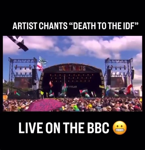 Bob Vylan chants free palestine and death to the idf live on BBC. Glastonbury 2025. | Spotted: England
