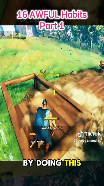 16 AWFUL Habits - Part 1 #gamingontiktok #tipsandtricks #valheimgame #valheim #valheimclips #valheimtips