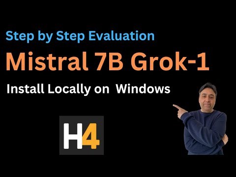 Install Mistral 7B Grok-1 Locally on Windows