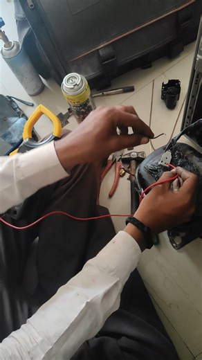 d.c compressor check voltage #trending #music #vews #minivlog #repair #industrialelectrician