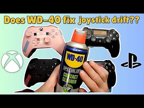 Fixing stick drift with WD-40?? Testing!