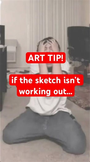 tfw your sketch isn’t working out… #artmemes #relatableartmemes #artadvice #originalcharacters #atla