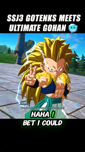 Ssj3 Gotenks Meets Ultimate Gohan Lol 🤯 #crashout #ssj3gotenks #sparkingzero #dragonballz #dbz