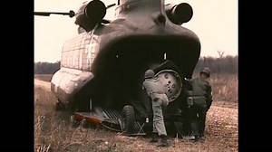 1970s: Helicopters drop platoons and their heavy equipment for immediate combat in the 1970s.