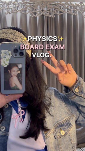 Physics Exam Vlog: A Student's Reflection