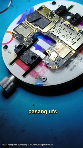 Redmi note 9 pro mati total // ganti timah cpu ufs #servicehp #smartphone #repair #reball