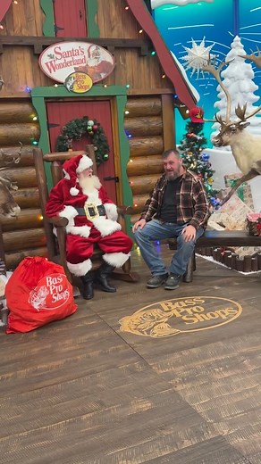 6.3K views · 153 reactions | Cant bring this dude no where 藍 #memories #santa #grownman #bassproshops asking Santa for a hummer and no not the one you drive  | Hoe Gotta Go | Facebook