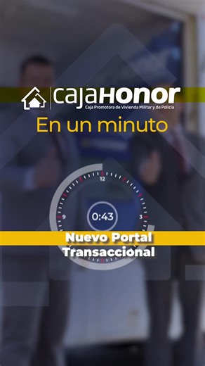 🎥 #CajaHonorEnUnMinuto En solo un minuto le contamos dos noticias importantes: 💻 1. Renovamos el Portal Transaccional para que usted pueda realizar sus trámites de manera virtual, fácil y segura. 📍2. El Punto Móvil sigue acercando nuestros servicios a los afiliados y actualmente se encuentra en: ✅San Andrés y Providencia ✅Apiay – Meta ✅Cartagena – Bolívar. En Caja Honor trabajamos para estar cada vez más cerca de usted y de su vivienda propia. 🏡✨ #CajaHonor #CajaHonorEnUnMinuto #ViviendaMili