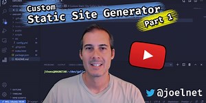 CUSTOM STATIC SITE GENERATOR (Live Coding) [Part 1] | JavaScript | NodeJS | Images