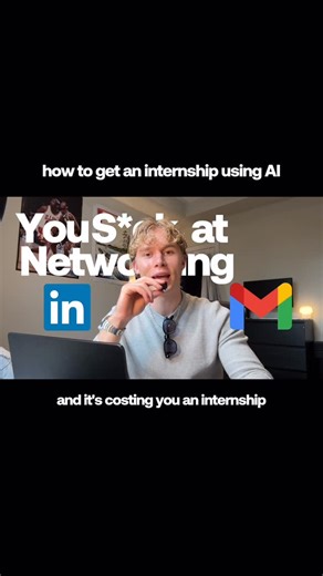 Dex on Instagram: "you s*ck at networking and it’s costing you an internship. you no longer need to compromise on quantity OR quality because you can now send personalized emails at SCALE with Dex. #explore #fyp"