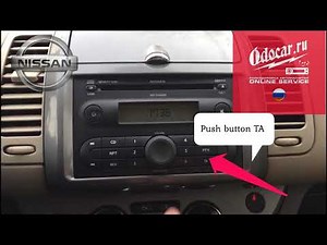 NISSAN Note,Micra,Pulsar radio .Enter radio code.Manual.