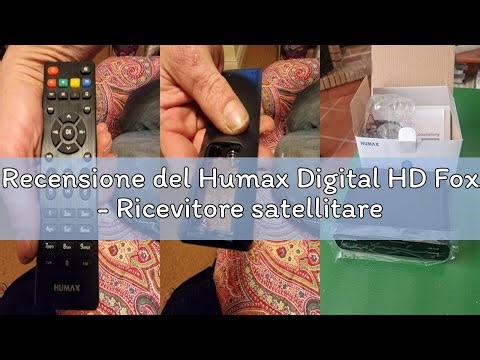 Recensione del Humax Digital HD Fox - Ricevitore satellitare digitale HD 1080P, ricevitore satellita